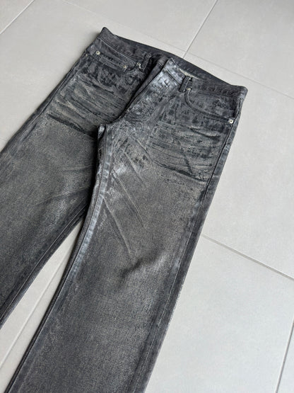 Dior Homme AW05 "in the morning" waxed jeans