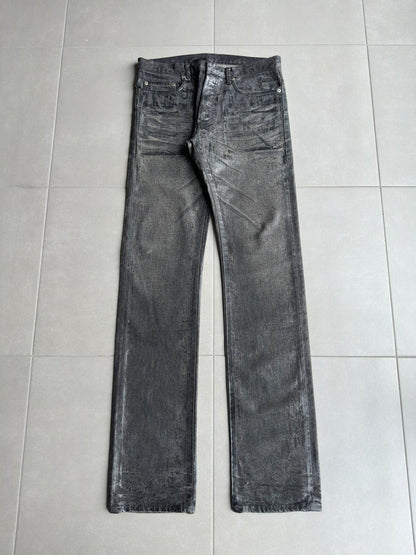 Dior Homme AW05 "in the morning" waxed jeans