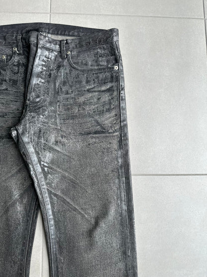 Dior Homme AW05 "in the morning" waxed jeans