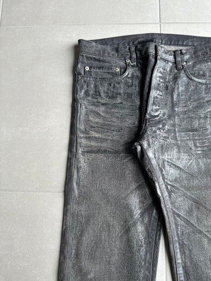Dior Homme AW05 "in the morning" waxed jeans