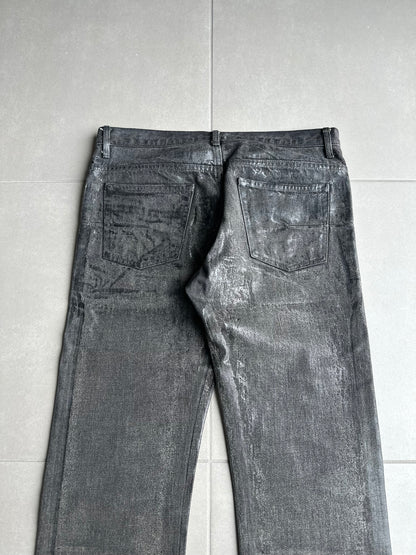 Dior Homme AW05 "in the morning" waxed jeans