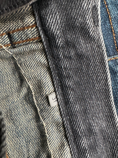 Dior Homme AW06 "These Grey Days" Bootcut cummerbund denim