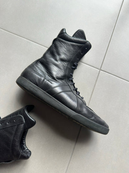 Dior AW03 “Luster” High-top boxer leather sneakers