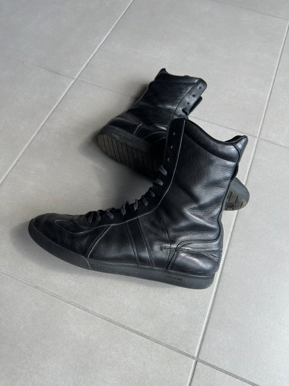Dior AW03 “Luster” High-top boxer leather sneakers