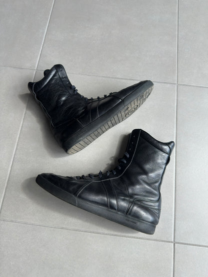 Dior AW03 “Luster” High-top boxer leather sneakers