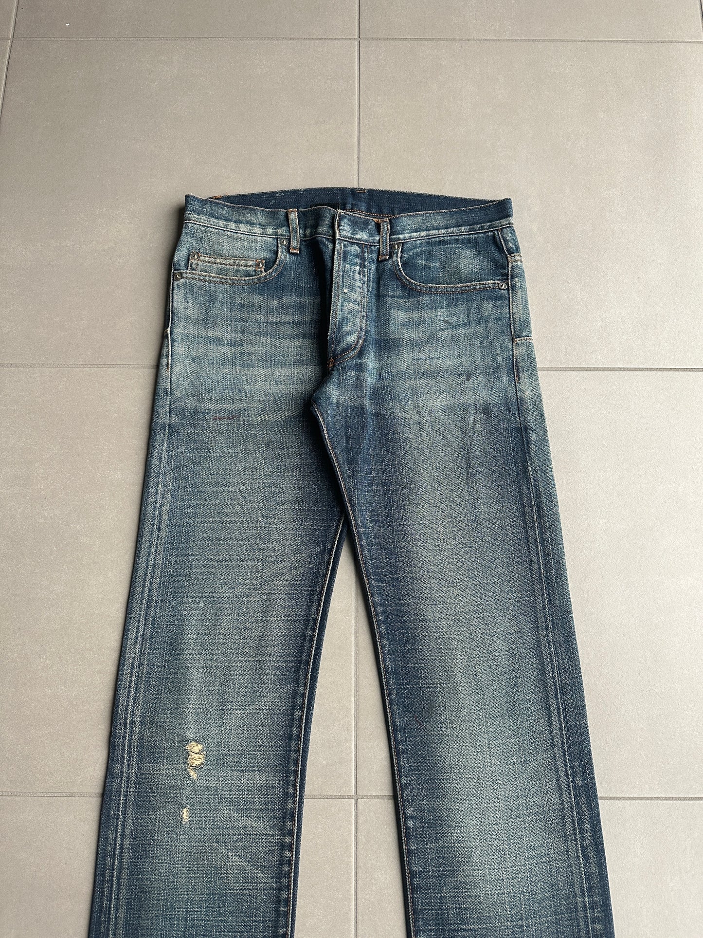Dior Homme SS07 “We look good together” under my car denim