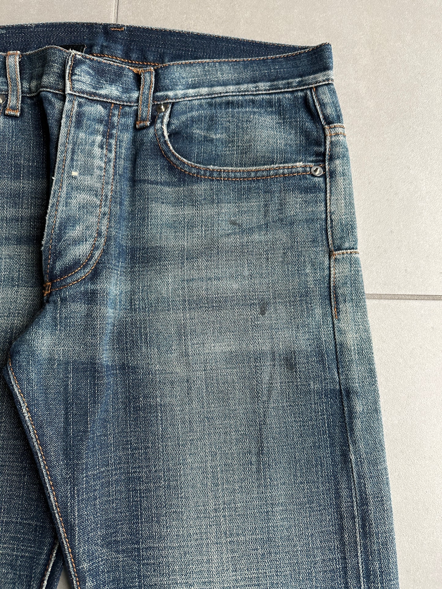 Dior Homme SS07 “We look good together” under my car denim