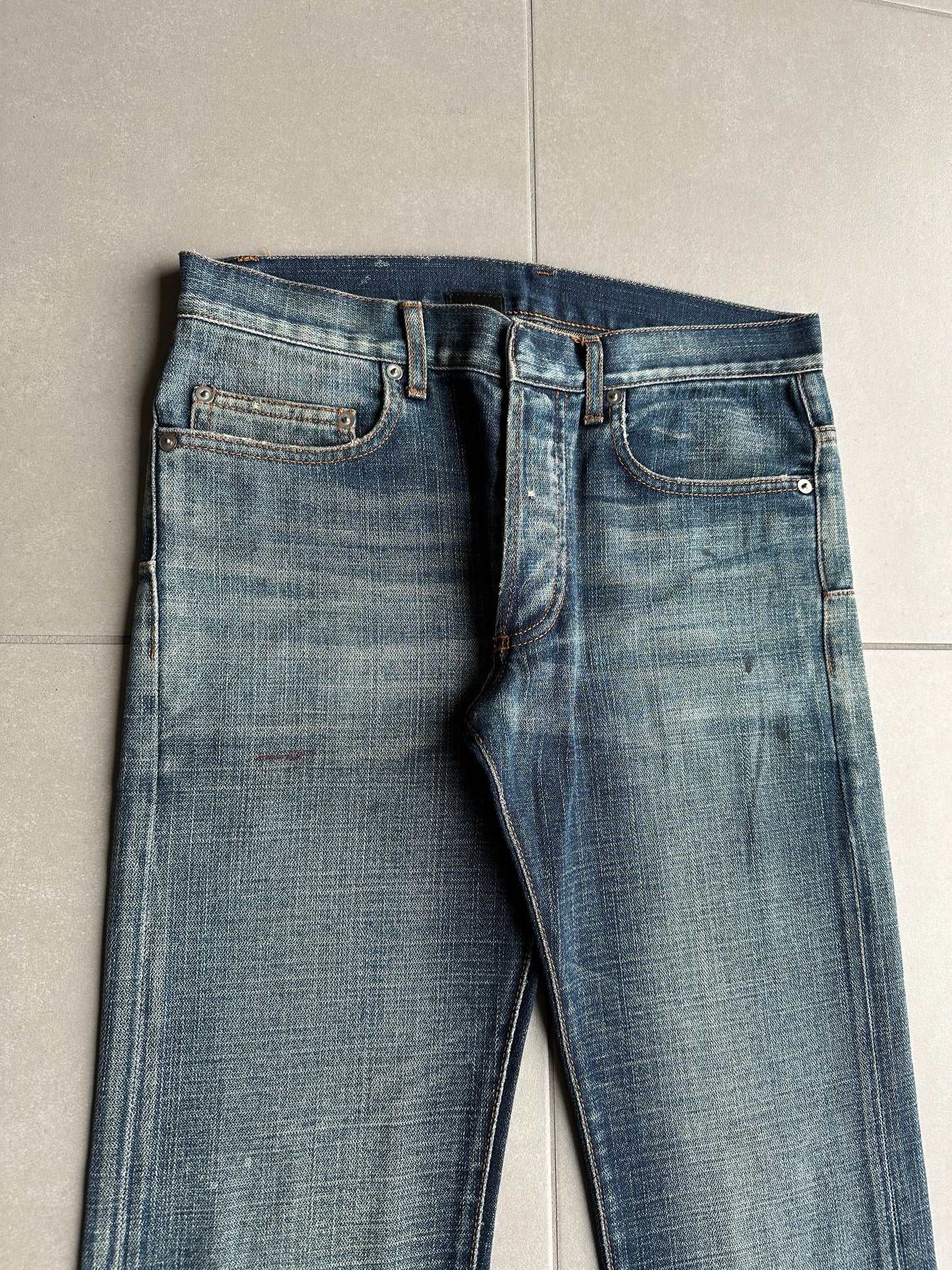 Dior Homme SS07 “We look good together” under my car denim