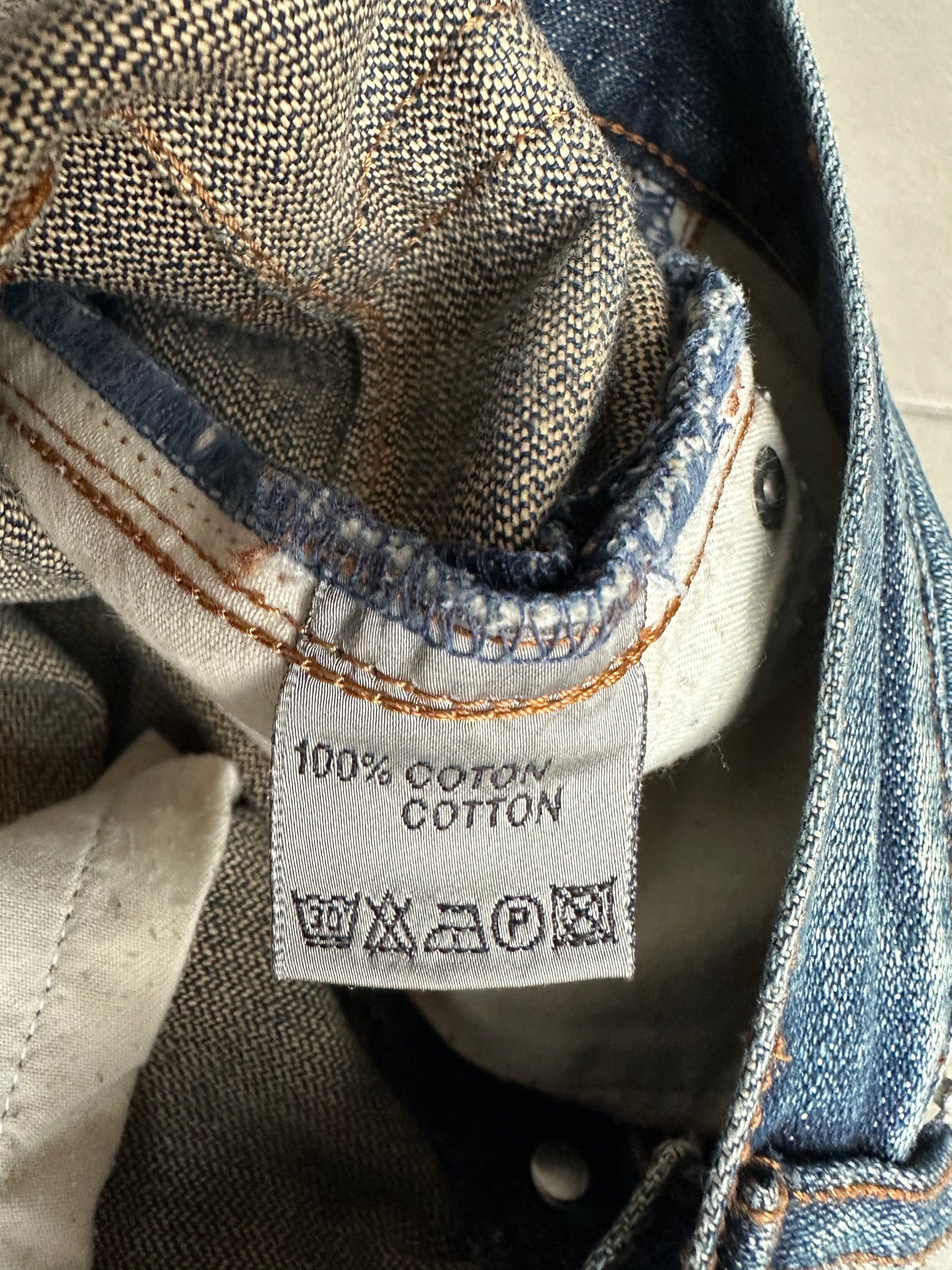 Dior Homme SS07 “We look good together” under my car denim