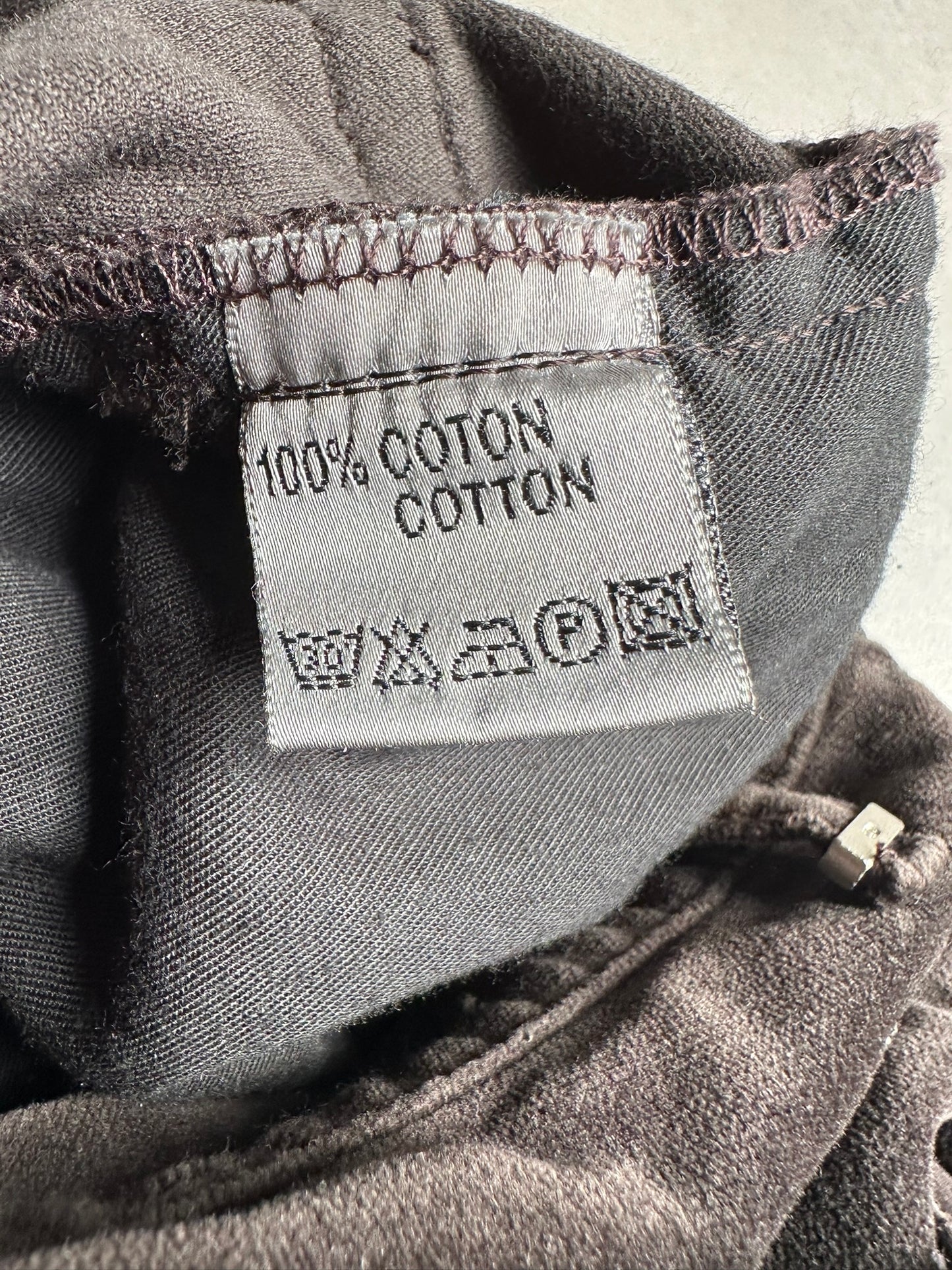 Dior Homme AW05 "in the morning" velvet bootcut trousers