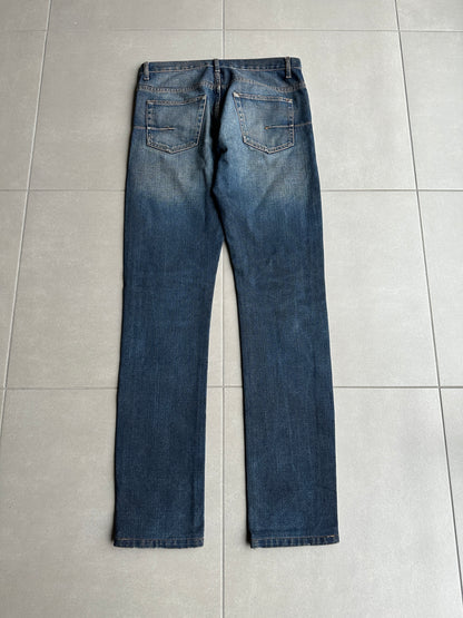 Dior Homme SS05 “BECK/Untitled” whiskered rust washed denim