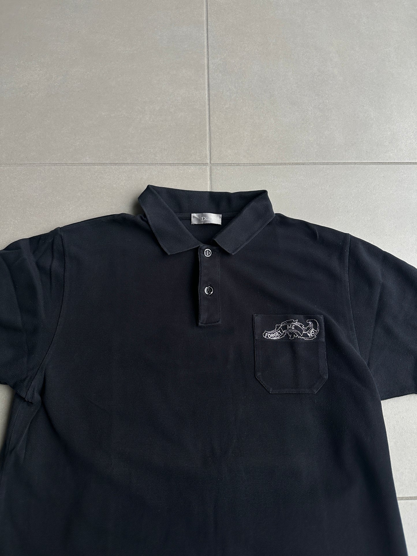 Dior Homme AW06 "These grey days" Forget Me Not ポロシャツ