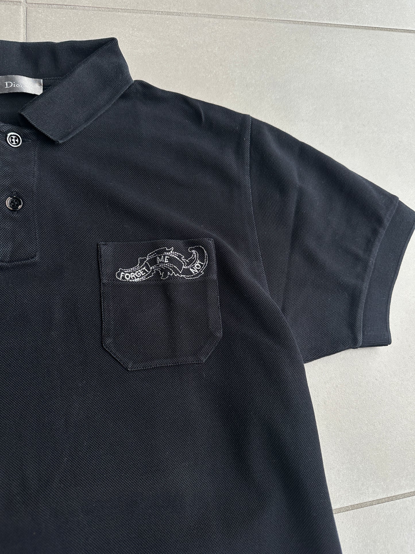 Dior Homme AW06 "These grey days" Forget Me Not ポロシャツ