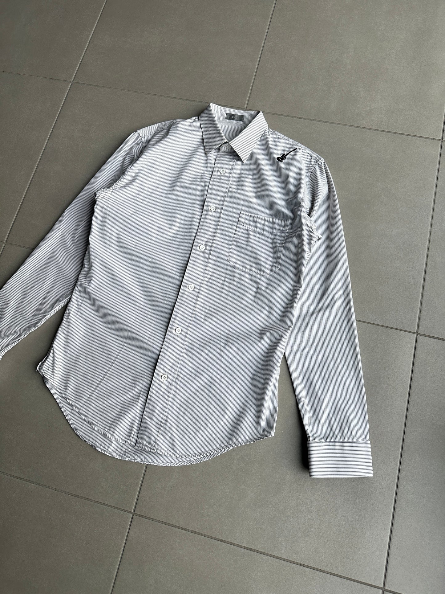 Dior Homme SS05 “BECK/Untitled” guitar motif button up shirt