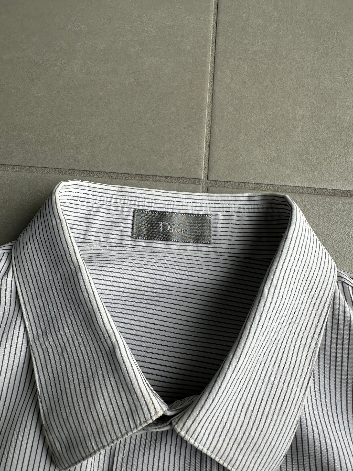 Dior Homme SS05 “BECK/Untitled” guitar motif button up shirt