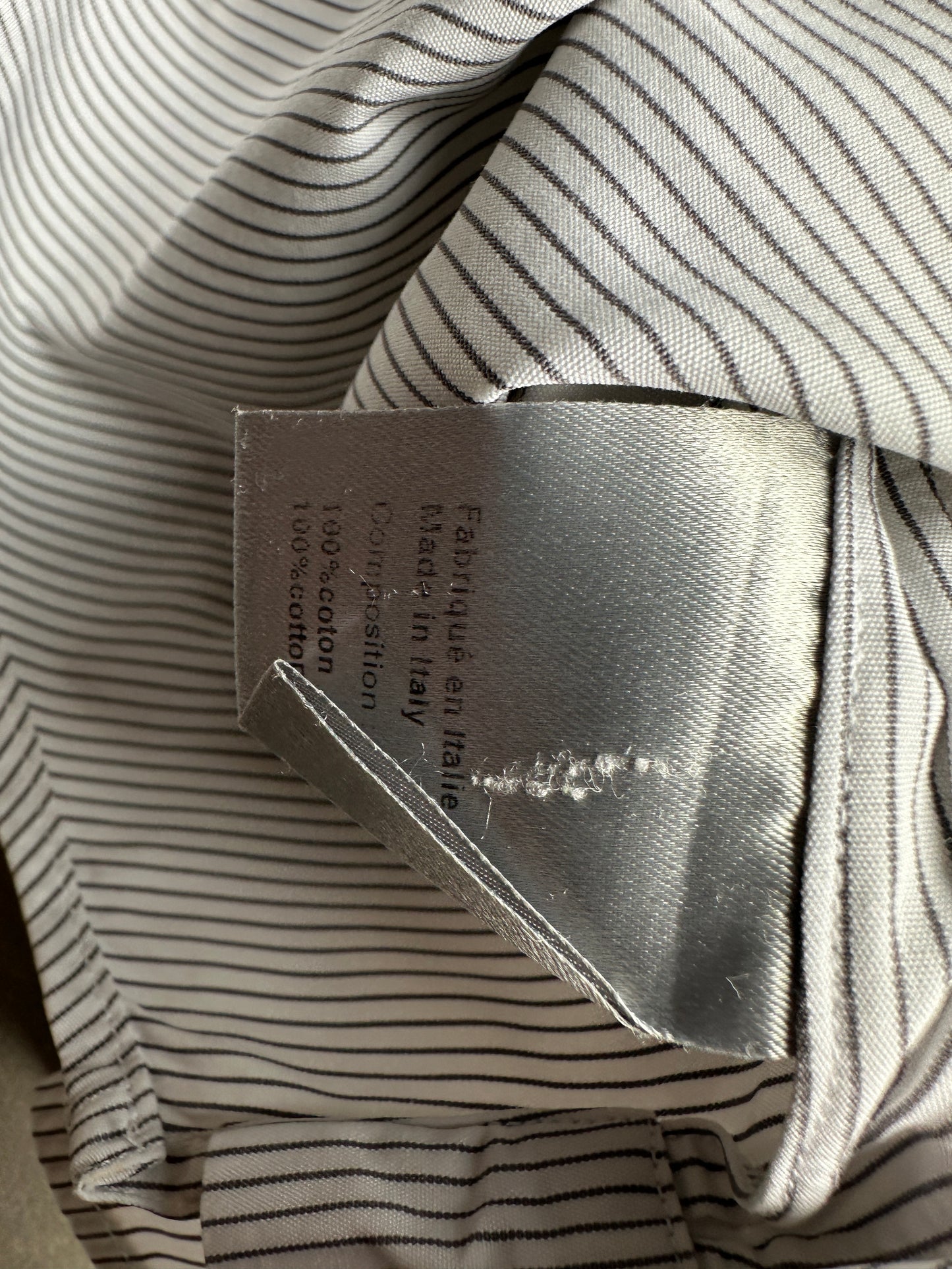 Dior Homme SS05 “BECK/Untitled” guitar motif button up shirt