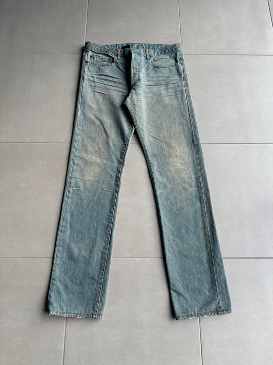 Dior Homme SS04 "strip" Bleu caire denim