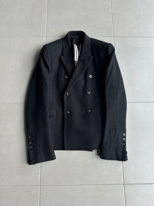 Rick Owens AW19 "Larry" Cropped WF JMF Blazer