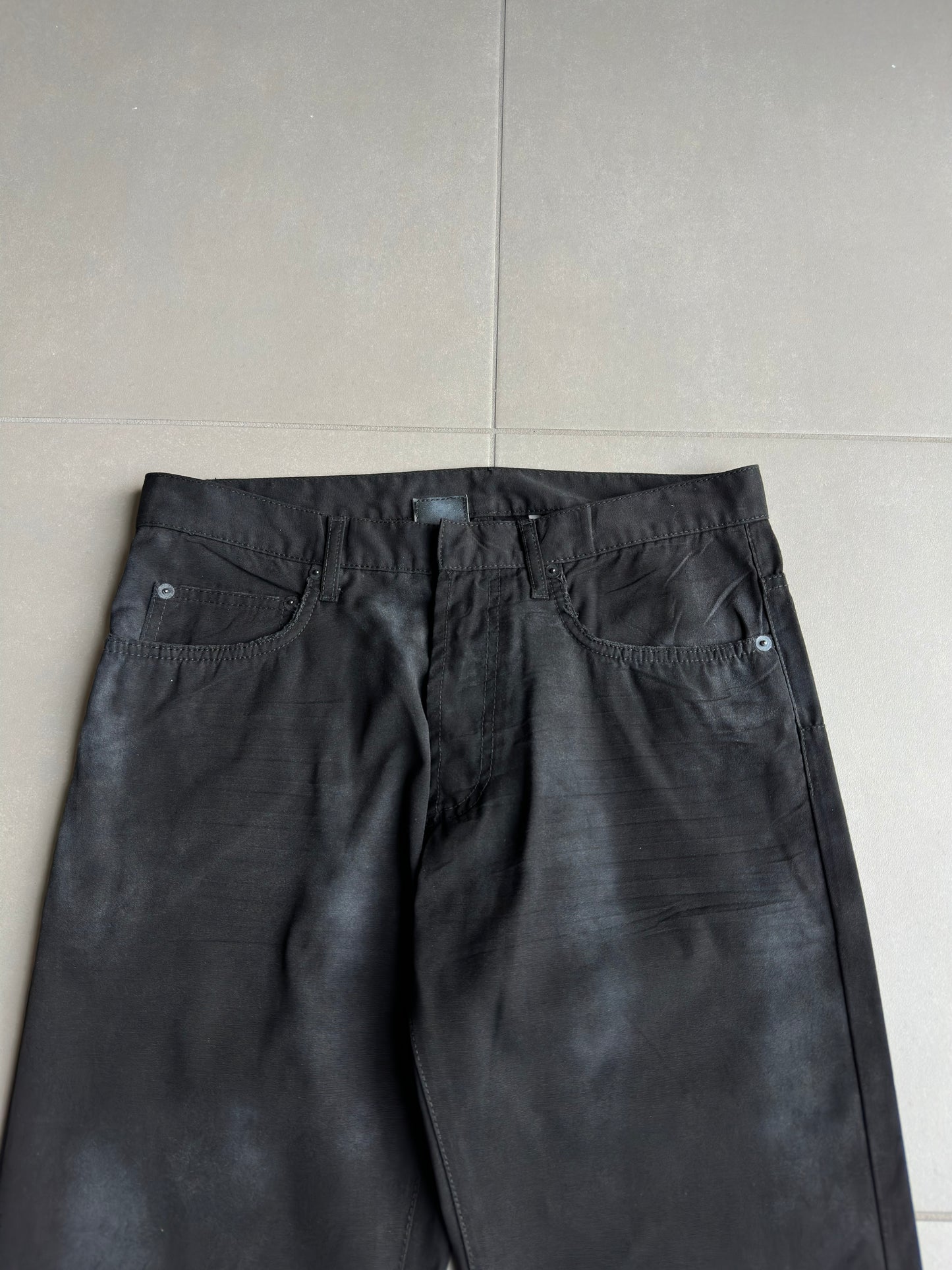 Dior homme AW04 “Victim of the crime” Faded whiskered trousers