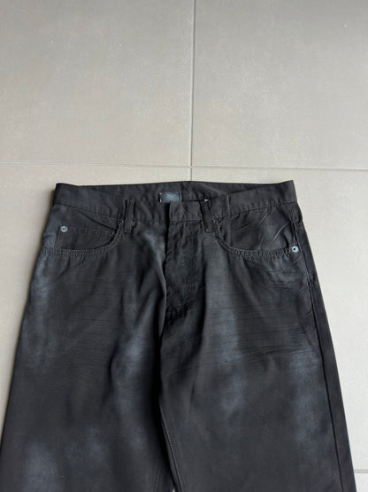 Dior homme AW04 “Victim of the crime” Faded whiskered trousers