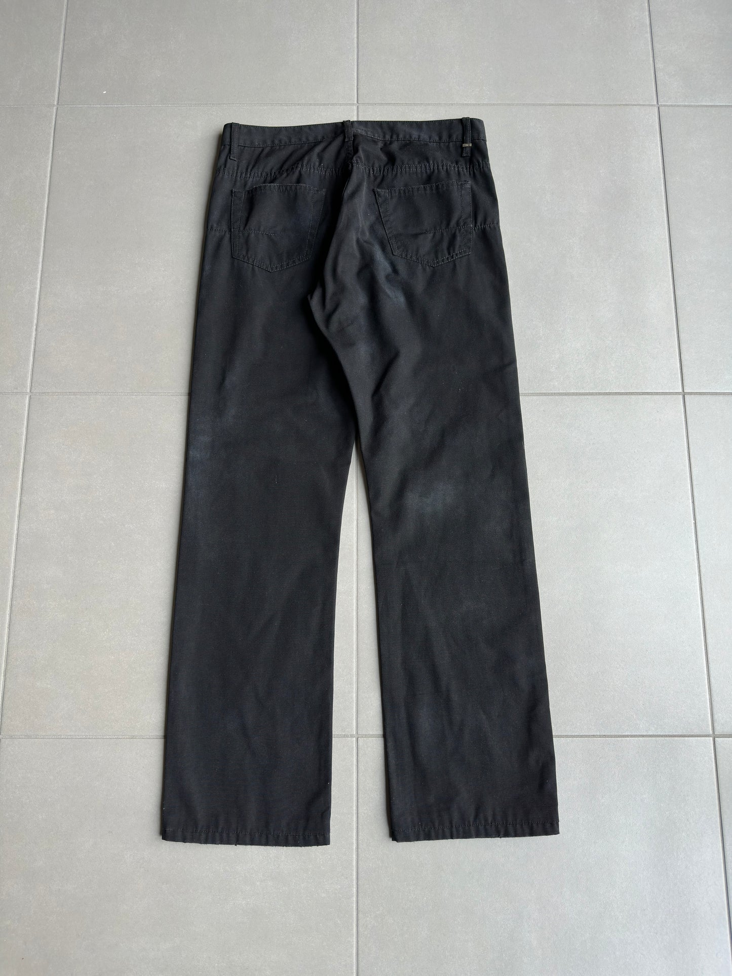 Dior homme AW04 “Victim of the crime” Faded whiskered trousers