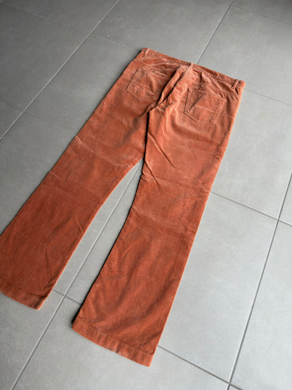 Dior Homme AW05 “In The Morning” velvet bootcut trousers