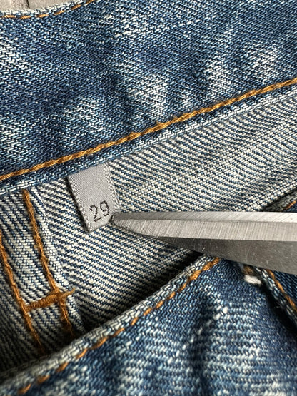 Dior Homme AW06 washed blue clawmark jeans