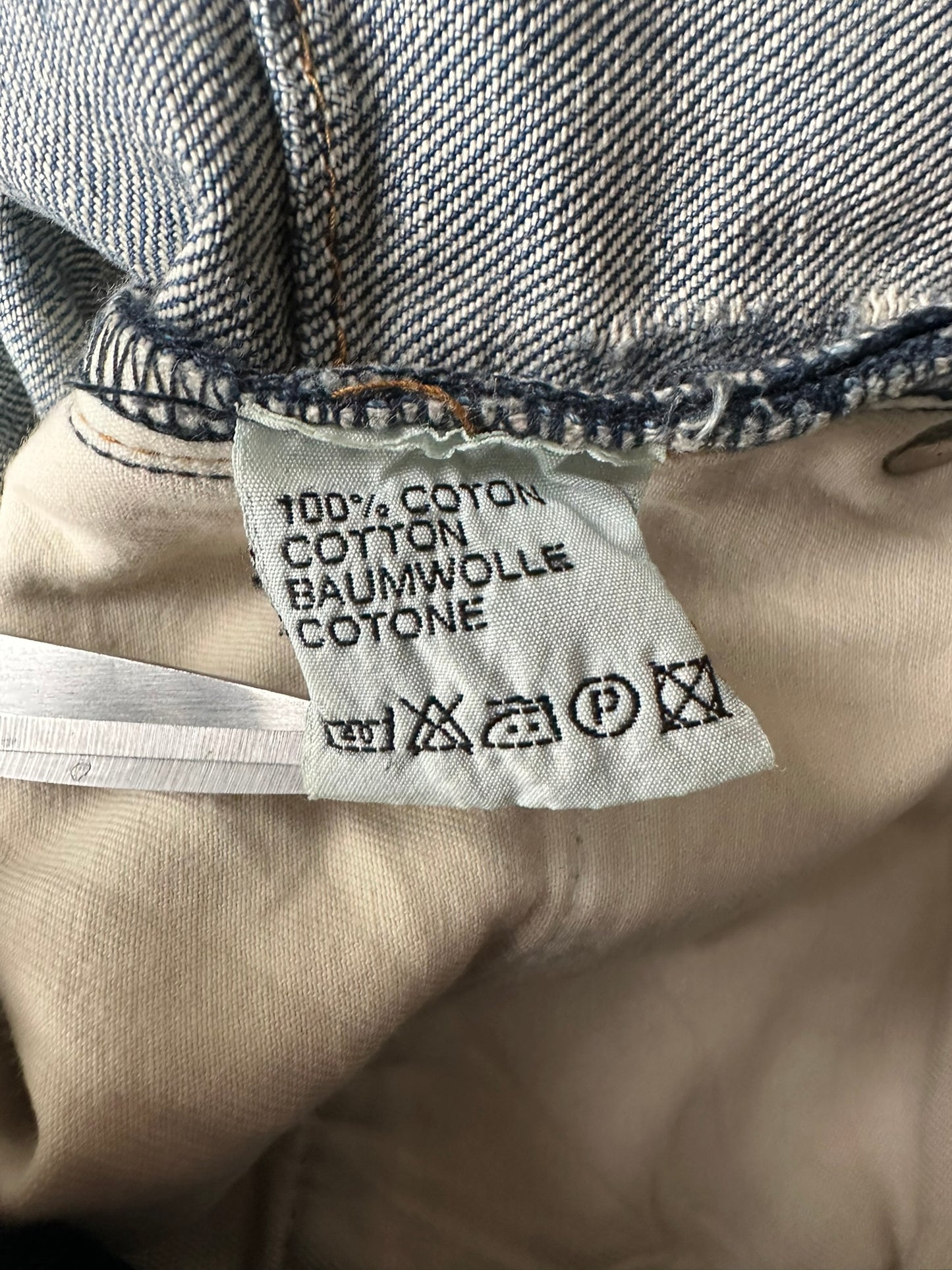 Dior Homme AW06 washed blue clawmark jeans