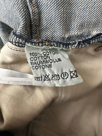 Dior Homme AW06 washed blue clawmark jeans