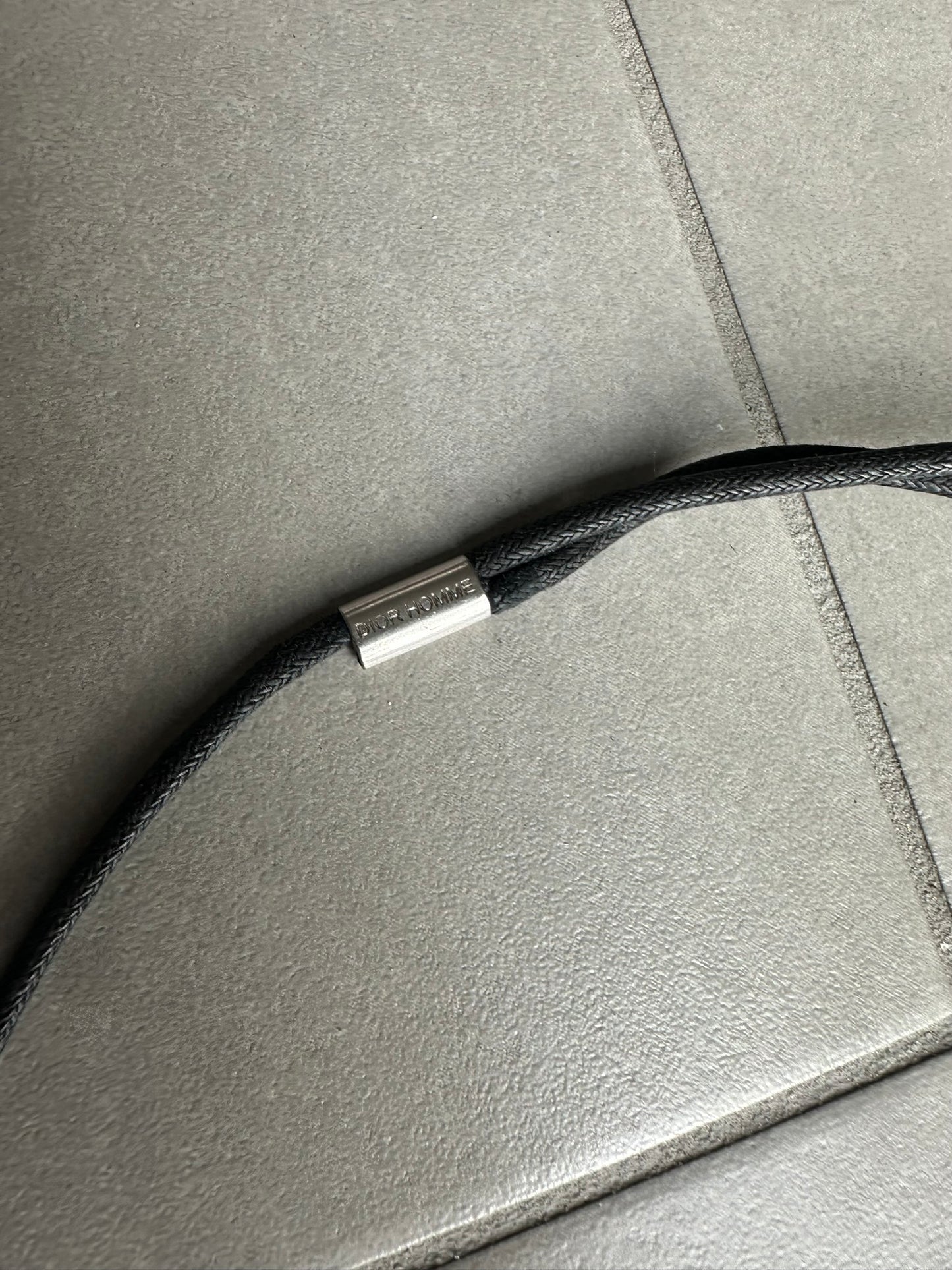 Dior Homme AW04 "Victim Of The Crime" suede bag