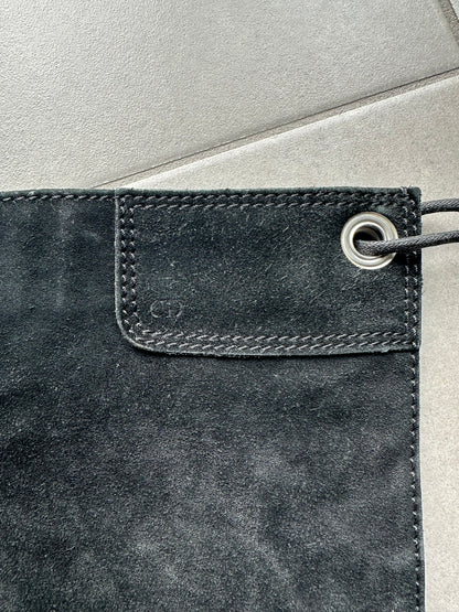 Dior Homme AW04 "Victim Of The Crime" suede bag