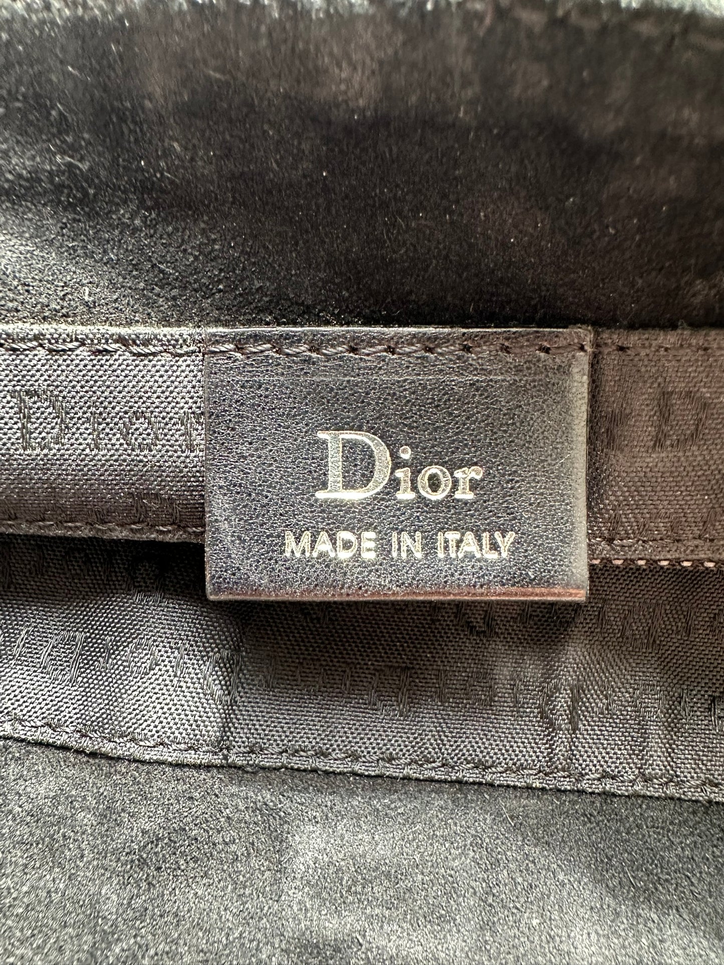 Dior Homme AW04 "Victim Of The Crime" suede bag
