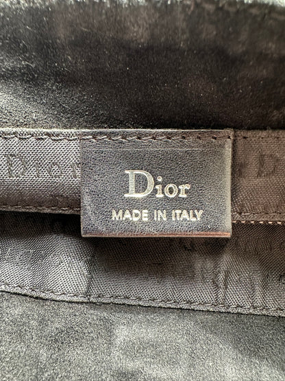 Dior Homme AW04 "Victim Of The Crime" suede bag