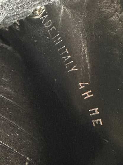 Dior Homme AW04 "Victim of the crime" Leather high-top front zip sneakers