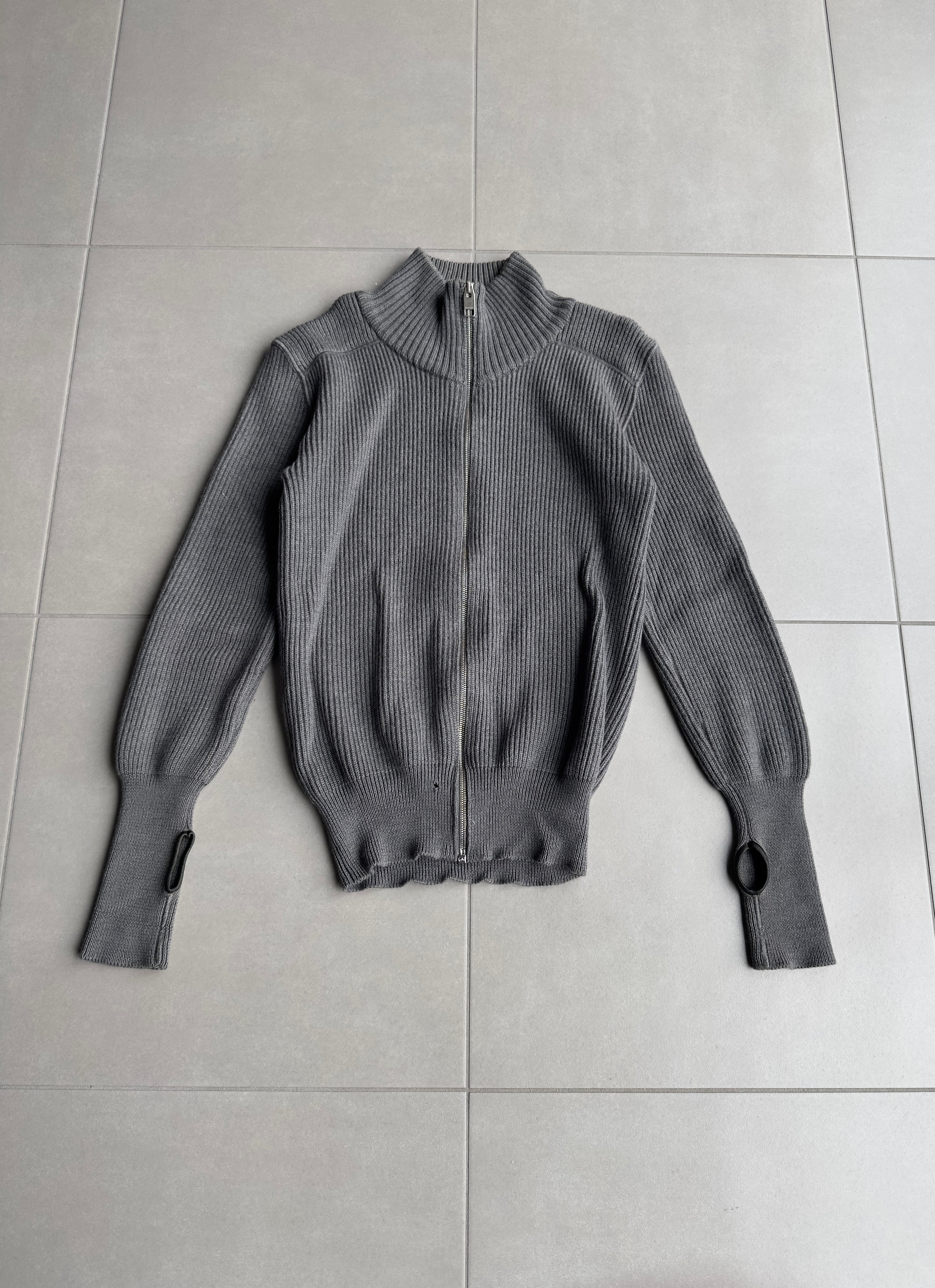 Dior Homme AW07 “Navigate” thumb hole diver knit sweater – zentemple