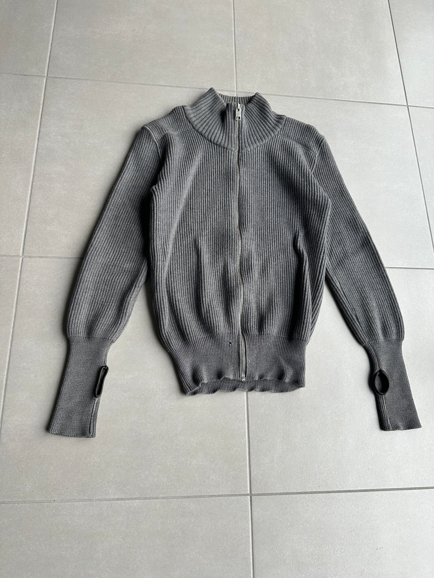 Dior Homme AW07 “Navigate” thumb hole diver knit sweater