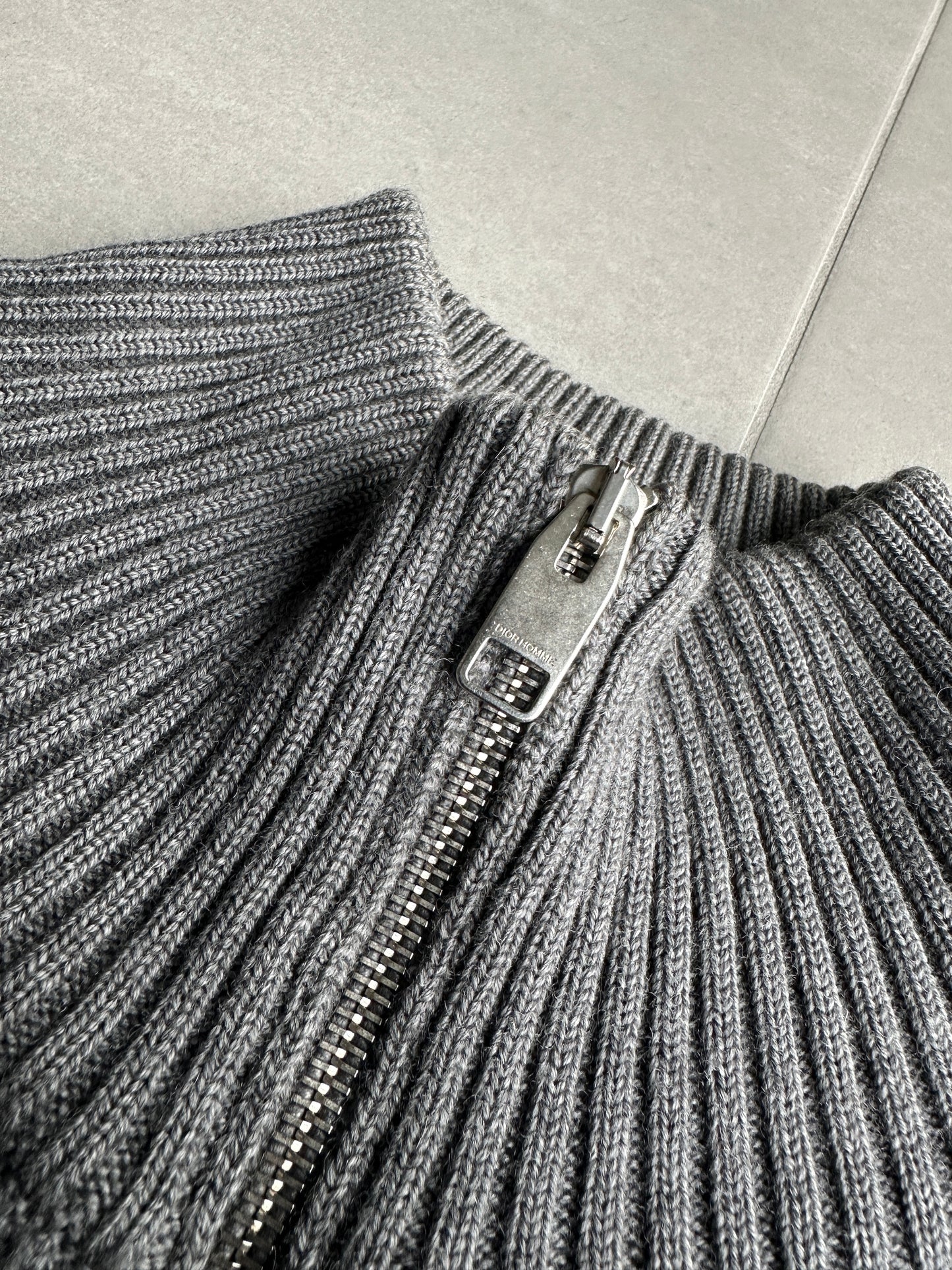 Dior Homme AW07 “Navigate” thumb hole diver knit sweater