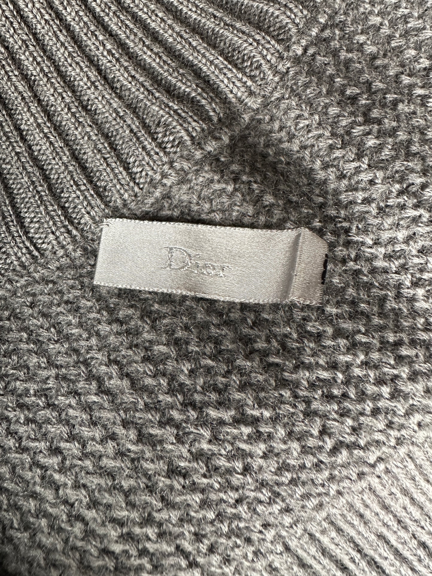 Dior Homme AW07 “Navigate” thumb hole diver knit sweater