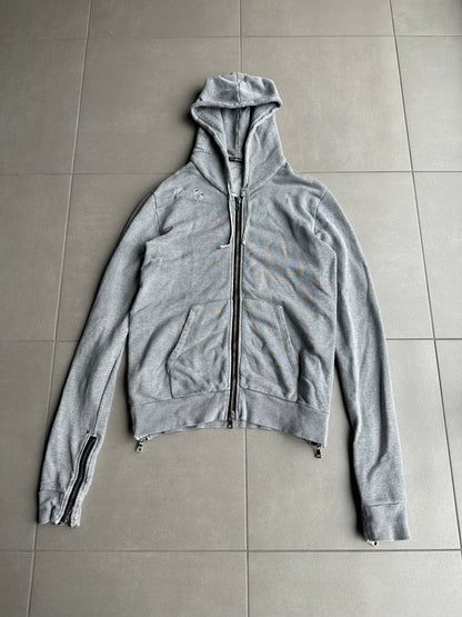 Balmain homme SS11 distressed graffiti hoodie