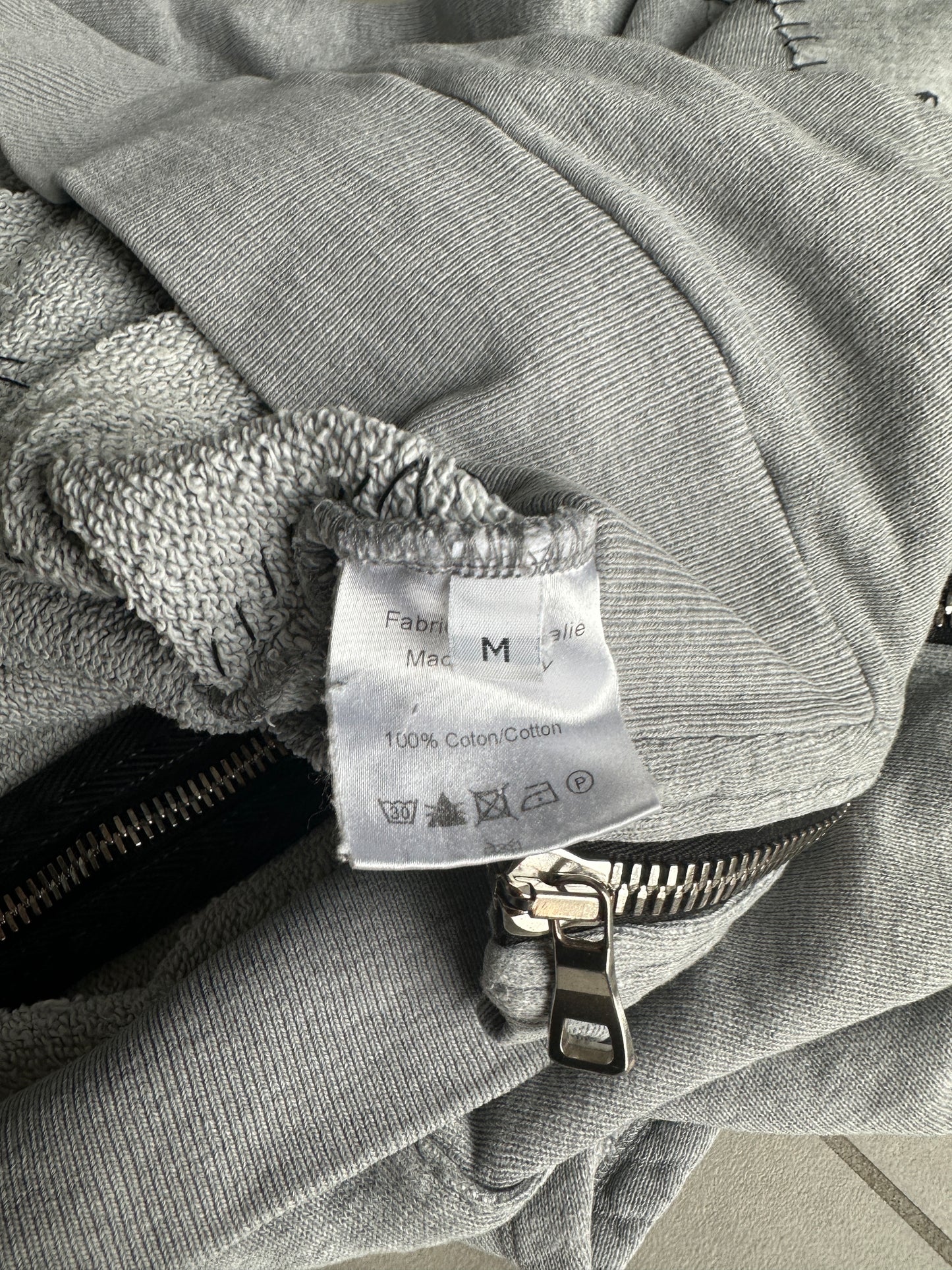 Balmain homme SS11 distressed graffiti hoodie