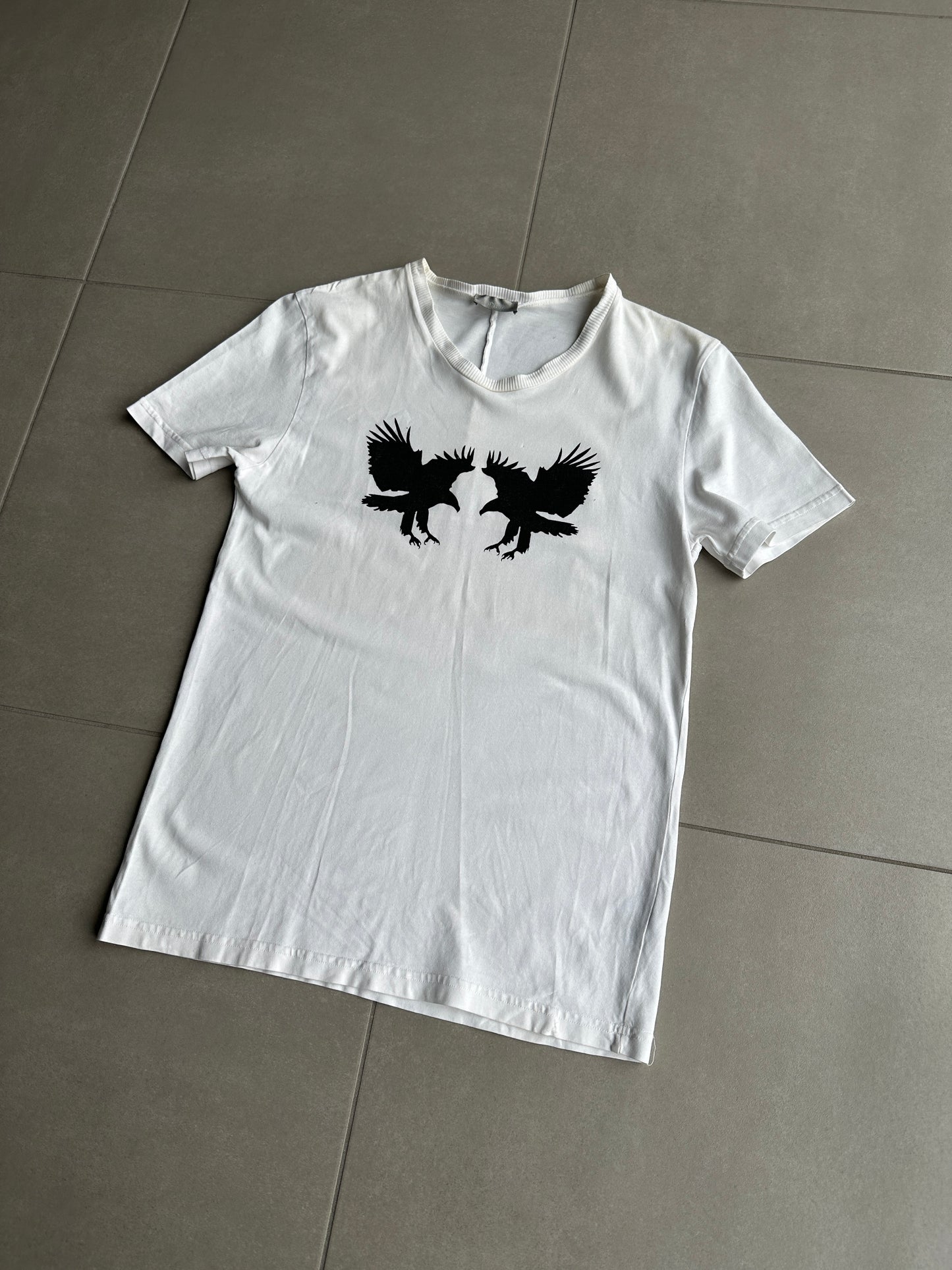 Dior Homme AW05 “In the morning” double eagle motif T-shirt