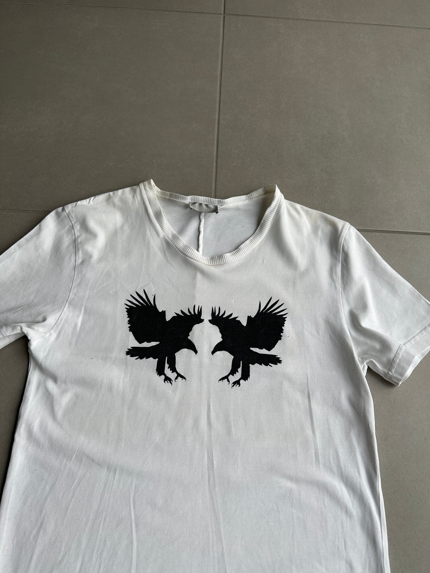 Dior Homme AW05 “In the morning” double eagle motif T-shirt