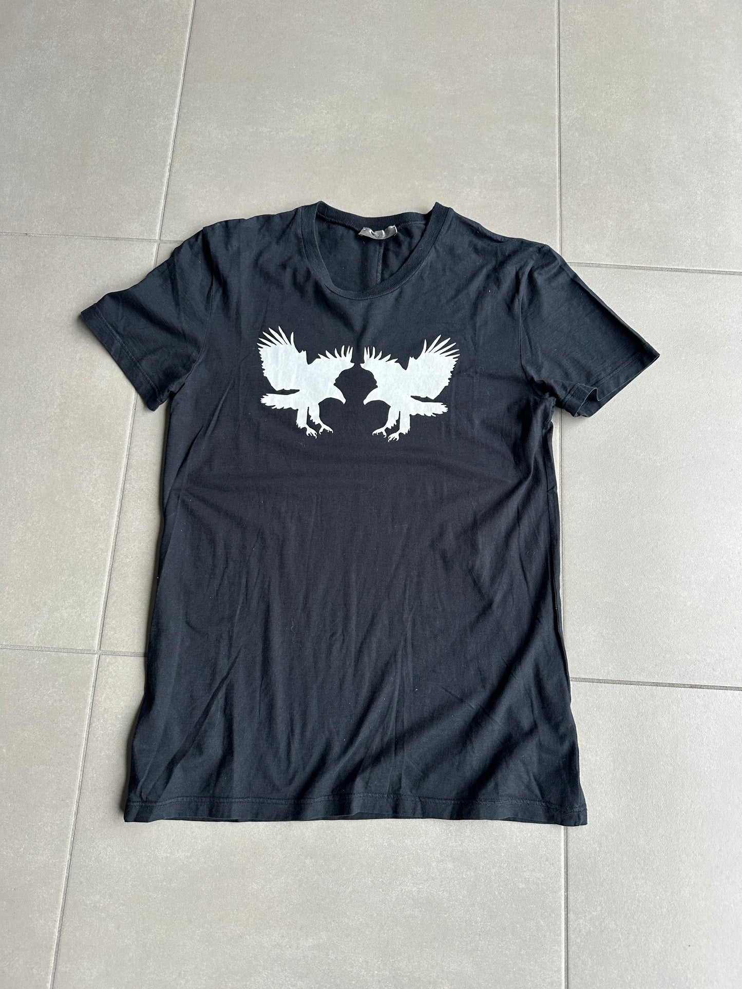 Dior Homme AW05 “In the morning” double eagle motif T-shirt