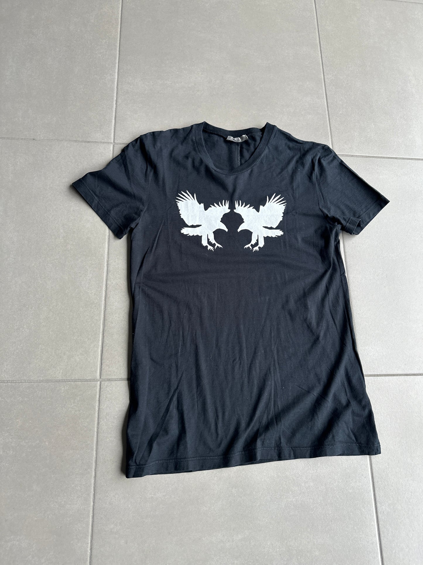 Dior Homme AW05 “In the morning” double eagle motif T-shirt