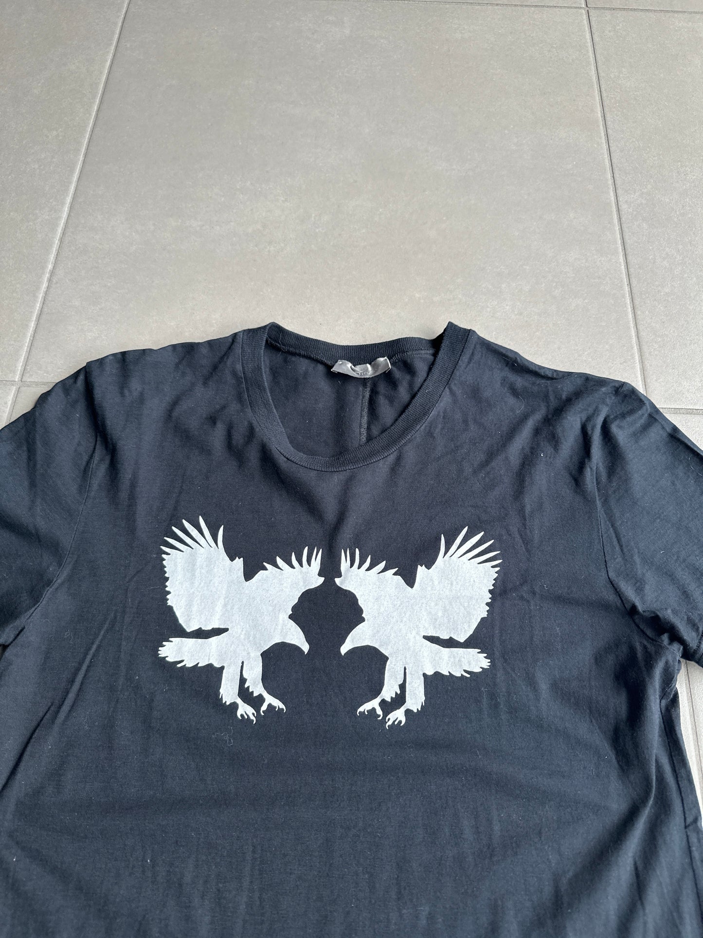 Dior Homme AW05 “In the morning” double eagle motif T-shirt
