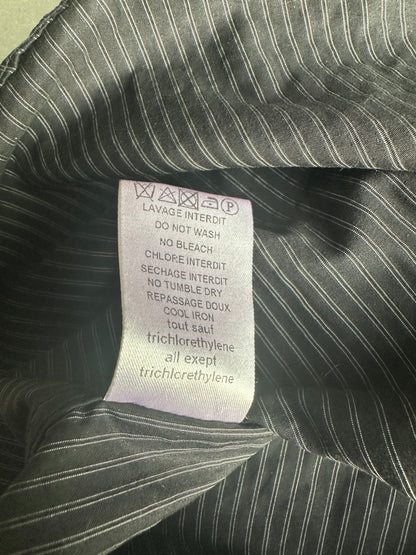 Balmain SS11 pinstripe short sleeve button up