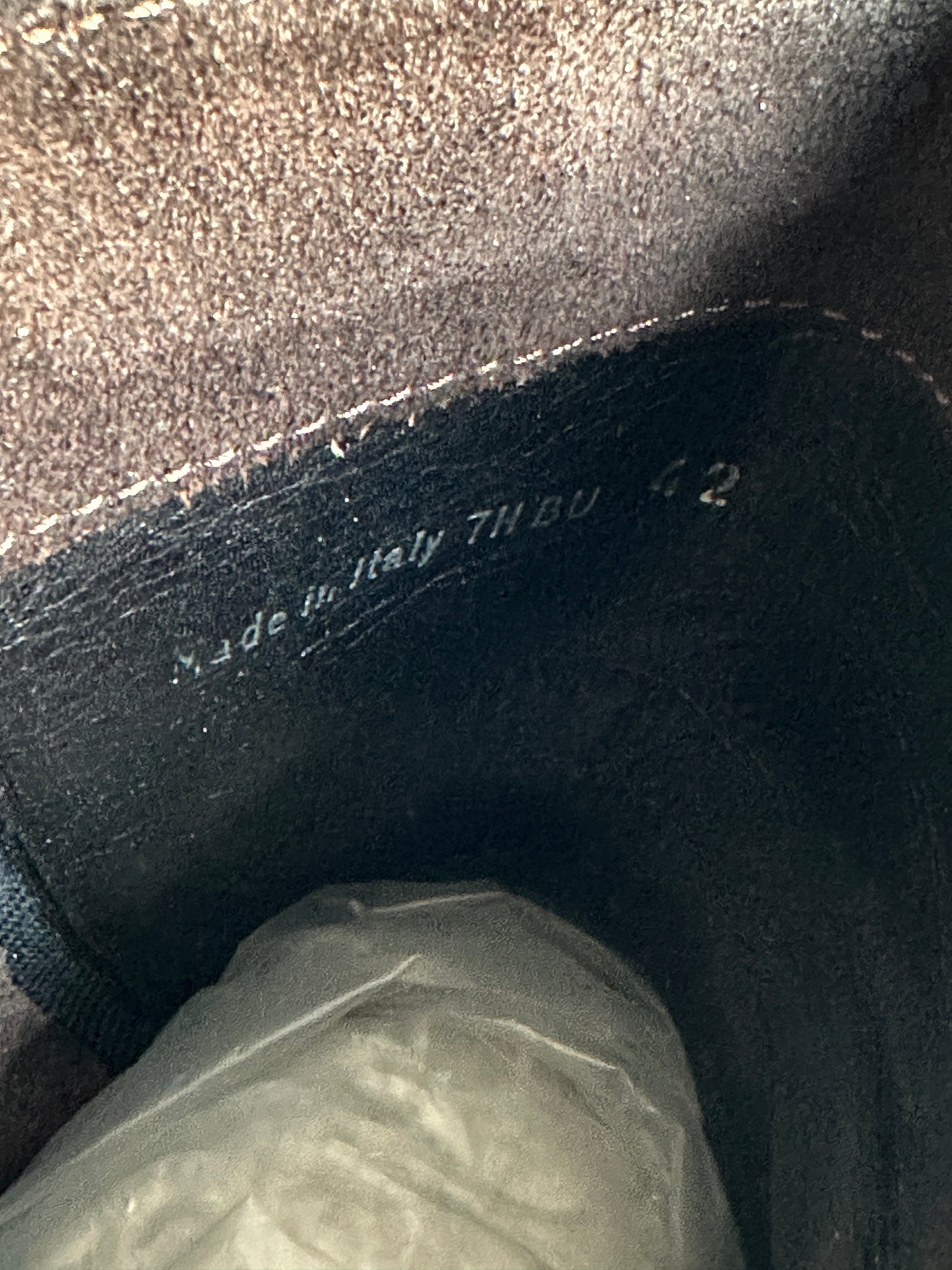 Dior Homme AW07 “Navigate” western Cuban heel suede boots