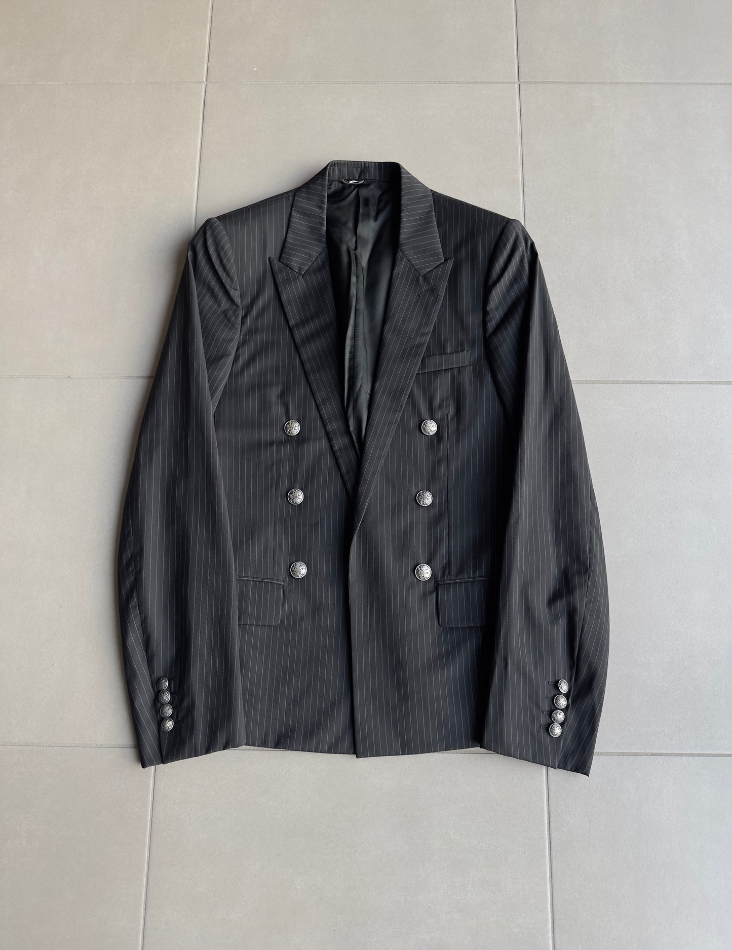 Dior Homme SS05 “BECK/Untitled” pinstripe double breasted blazer