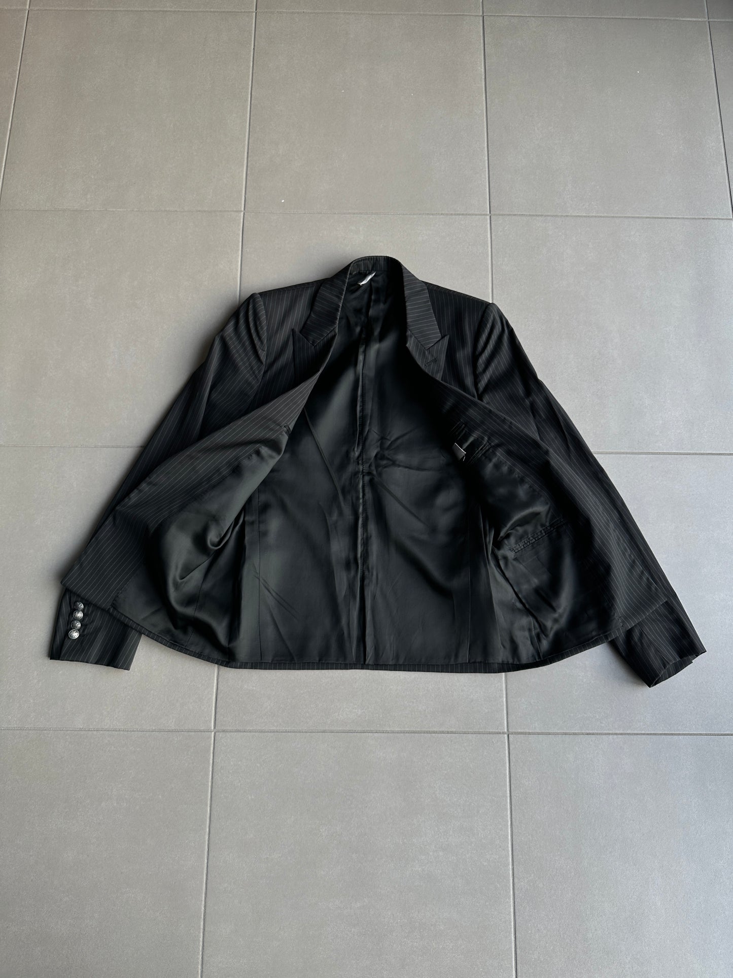 Dior Homme SS05 “BECK/Untitled” pinstripe double breasted blazer