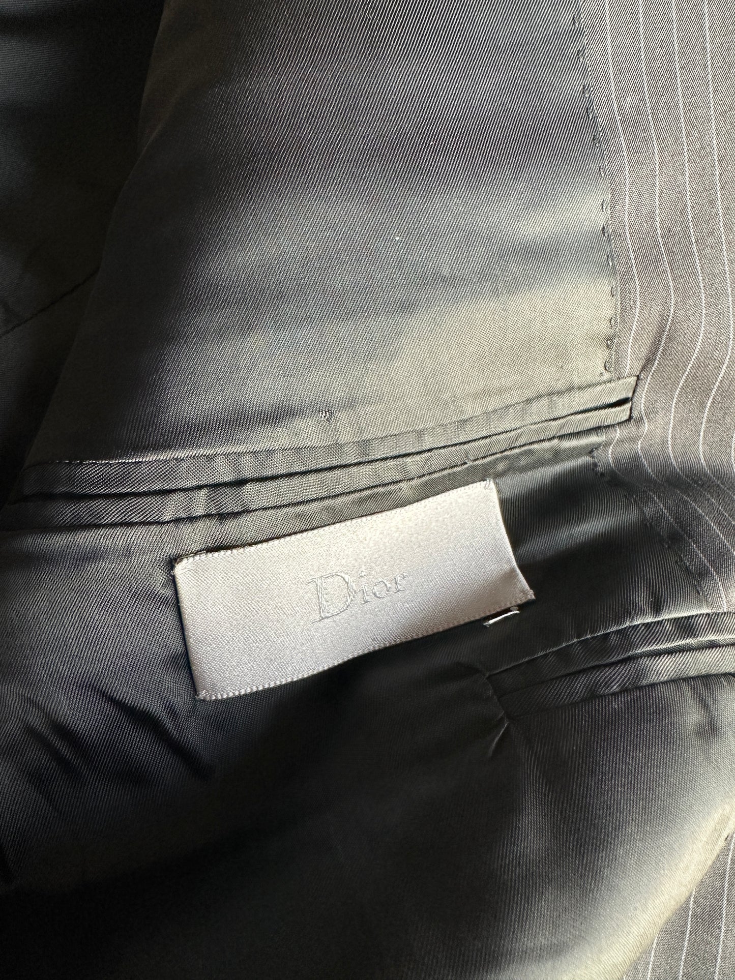 Dior Homme SS05 “BECK/Untitled” pinstripe double breasted blazer
